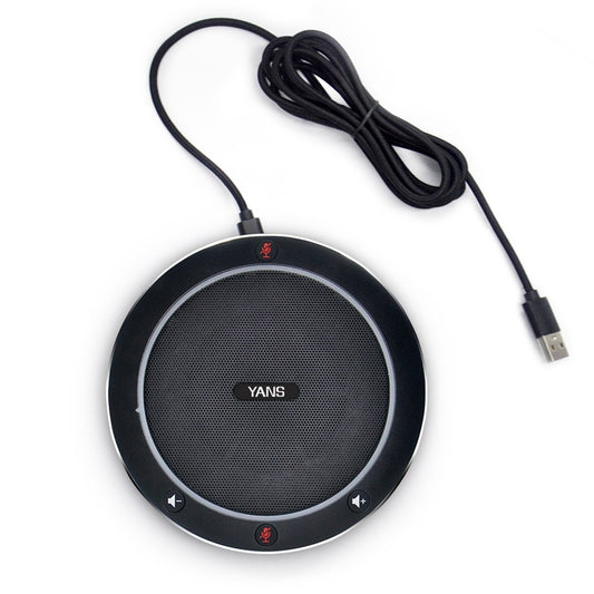 YANS YS-M61 USB Mini Port Video Conference Omnidirectional Microphone (Black) - Microphone by YANS | Online Shopping South Africa | PMC Jewellery | Buy Now Pay Later Mobicred