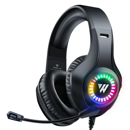 Wintory M3 USB + 3.5mm 4 Pin Adjustable RGB Light Gaming Headset with Mic (Black) - Multimedia Headset by Wintory | Online Shopping South Africa | PMC Jewellery | Buy Now Pay Later Mobicred