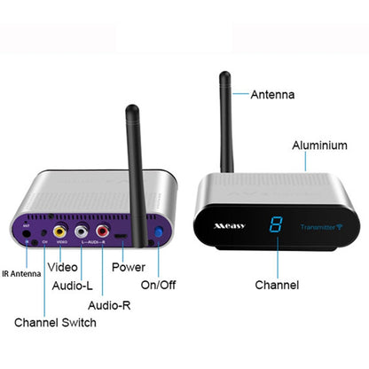 Measy AV220 2.4GHz Wireless Audio / Video Transmitter and Receiver, Transmission Distance: 200m, US Plug - Set Top Box & Accessories by Measy | Online Shopping South Africa | PMC Jewellery | Buy Now Pay Later Mobicred