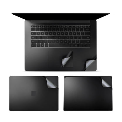 4 in 1 Notebook Shell Protective Film Sticker Set for Microsoft Surface Laptop 3 15 inch (Black) - Screen & Keyboard Cover by PMC Jewellery | Online Shopping South Africa | PMC Jewellery | Buy Now Pay Later Mobicred