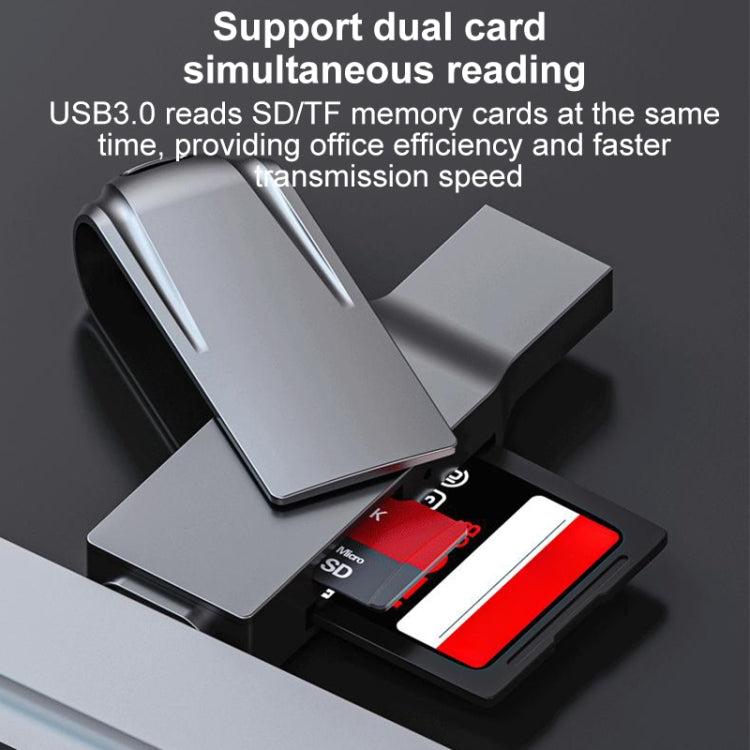 2 In 1 Multifunction USB-C / Type-C to USB 3.0 Card Reader -  by PMC Jewellery | Online Shopping South Africa | PMC Jewellery | Buy Now Pay Later Mobicred