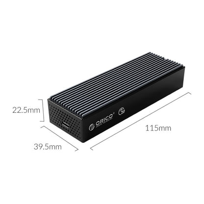 ORICO M2PVC3-G20-GY-BP USB3.2 20Gbps M.2 NVMe SSD Enclosure - HDD Enclosure by ORICO | Online Shopping South Africa | PMC Jewellery | Buy Now Pay Later Mobicred