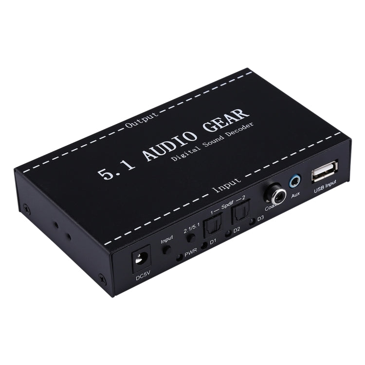 NK-A6L 5.1 Audio Gear Digital Sound Decoder, AU Plug - Audio Signal Switcher by PMC Jewellery | Online Shopping South Africa | PMC Jewellery | Buy Now Pay Later Mobicred