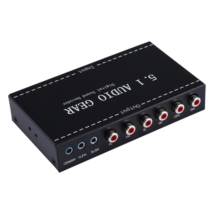 NK-A6L 5.1 Audio Gear Digital Sound Decoder, UK Plug - Audio Signal Switcher by PMC Jewellery | Online Shopping South Africa | PMC Jewellery | Buy Now Pay Later Mobicred