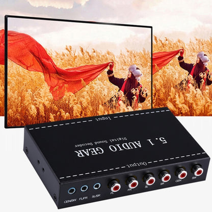 NK-A6L 5.1 Audio Gear Digital Sound Decoder, US Plug - Audio Signal Switcher by PMC Jewellery | Online Shopping South Africa | PMC Jewellery | Buy Now Pay Later Mobicred