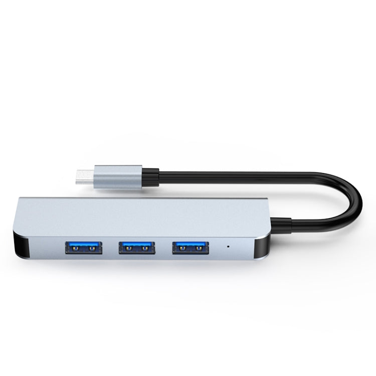 BYL-2013T 4 in 1 USB-C / Type-C to USB 3.0 x 1 + USB 2.0 x 3 HUB Adapter - USB HUB by PMC Jewellery | Online Shopping South Africa | PMC Jewellery | Buy Now Pay Later Mobicred