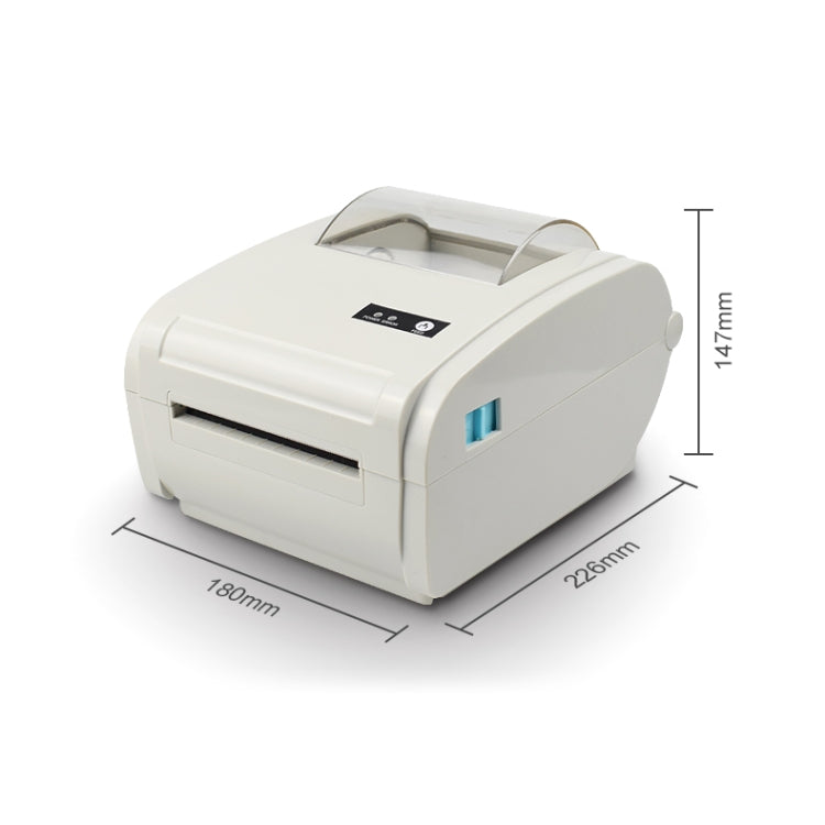 POS-9210 110mm USB POS Receipt Thermal Printer Express Delivery Barcode Label Printer, EU Plug(White) - Printer by PMC Jewellery | Online Shopping South Africa | PMC Jewellery | Buy Now Pay Later Mobicred