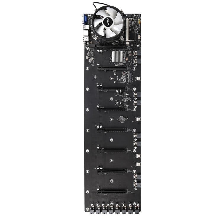 SZMZ ETH-B75 Professional Multi-slots Motherboard with Fan - Motherboard by PMC Jewellery | Online Shopping South Africa | PMC Jewellery | Buy Now Pay Later Mobicred