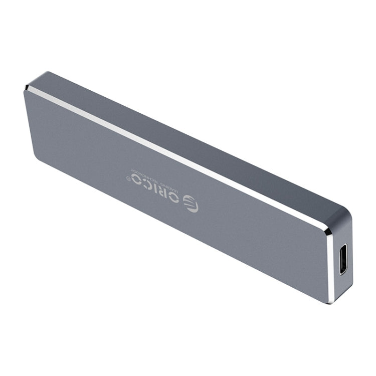 ORICO PCM2-C3 M.2 M-Key to USB 3.1 Gen2 USB-C / Type-C Push-top Solid State Drive Enclosure, The Maximum Support Capacity: 2TB(Grey) - HDD Enclosure by ORICO | Online Shopping South Africa | PMC Jewellery | Buy Now Pay Later Mobicred