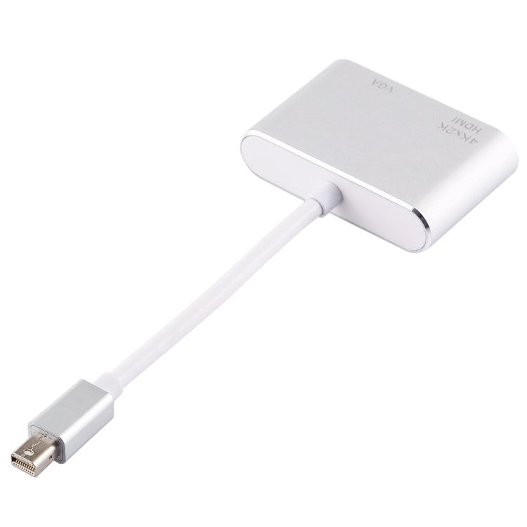 2 in 1 4Kx2K Mini DisplayPort to VGA & HDMI Adapter (Silver) -  by PMC Jewellery | Online Shopping South Africa | PMC Jewellery | Buy Now Pay Later Mobicred