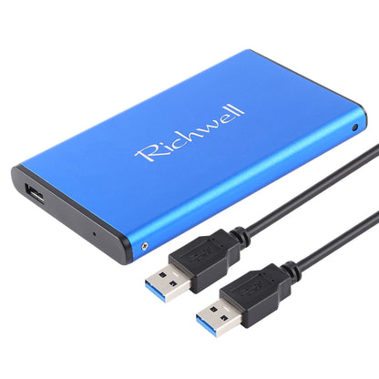 Richwell SATA R2-SATA-2TB 2TB 2.5 inch USB3.0 Super Speed Interface Mobile Hard Disk Drive(Blue) - External Hard Drives by Richwell | Online Shopping South Africa | PMC Jewellery | Buy Now Pay Later Mobicred