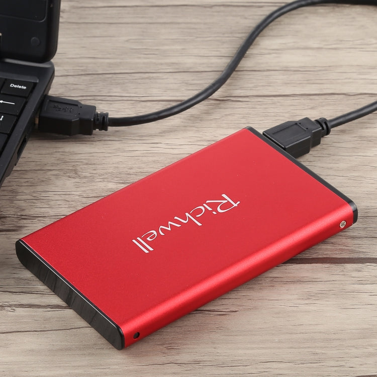 Richwell SATA R2-SATA-2TB 2TB 2.5 inch USB3.0 Super Speed Interface Mobile Hard Disk Drive(Red) - External Hard Drives by Richwell | Online Shopping South Africa | PMC Jewellery | Buy Now Pay Later Mobicred