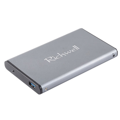 Richwell SATA R2-SATA-500GB 500GB 2.5 inch USB3.0 Super Speed Interface Mobile Hard Disk Drive(Grey) - External Hard Drives by Richwell | Online Shopping South Africa | PMC Jewellery | Buy Now Pay Later Mobicred