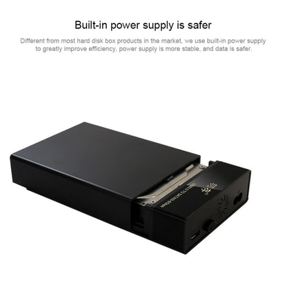 Universal SATA 2.5 / 3.5 inch USB3.0 Interface External Solid State Drive Enclosure for Laptops / Desktop Computers, The Maximum Support Capacity: 10TB - HDD Enclosure by PMC Jewellery | Online Shopping South Africa | PMC Jewellery | Buy Now Pay Later Mobicred