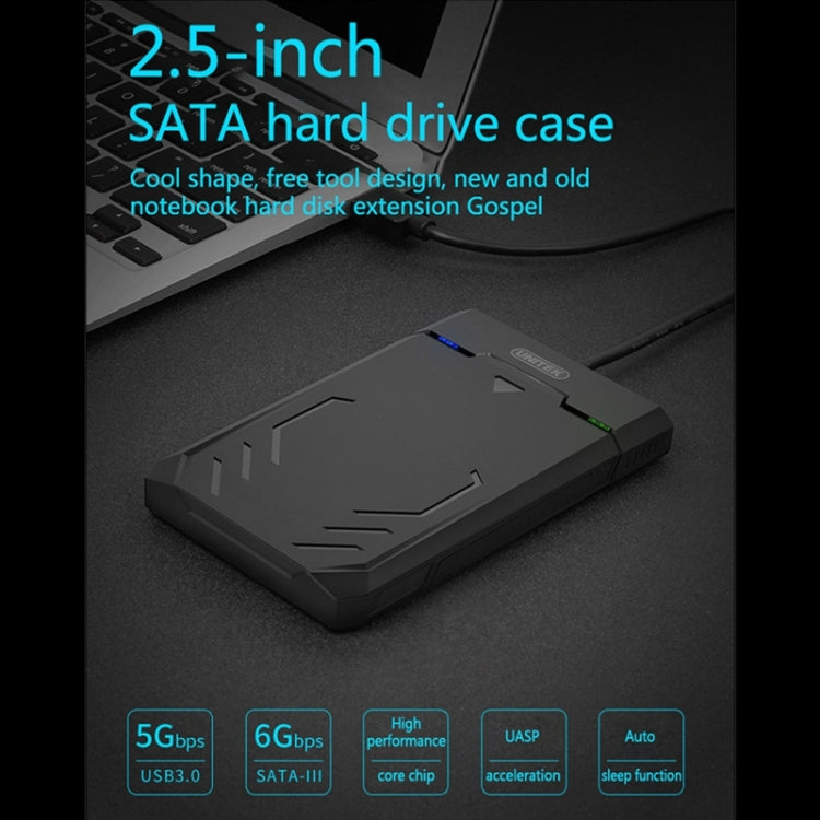 UNITEK SATA 2.5 inch USB 3.0 Interface HDD Enclosure, Length: 30cm - HDD Enclosure by PMC Jewellery | Online Shopping South Africa | PMC Jewellery | Buy Now Pay Later Mobicred