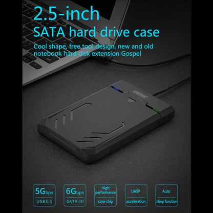 UNITEK SATA 2.5 inch USB 3.0 Interface HDD Enclosure, Length: 30cm - HDD Enclosure by PMC Jewellery | Online Shopping South Africa | PMC Jewellery | Buy Now Pay Later Mobicred