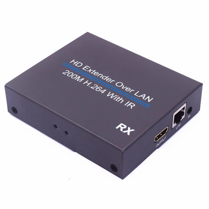 NK-E200IR 200m Over LAN HDMI H.264 HD (Transmitter + Receiver) Extender with IR - Amplifier by PMC Jewellery | Online Shopping South Africa | PMC Jewellery