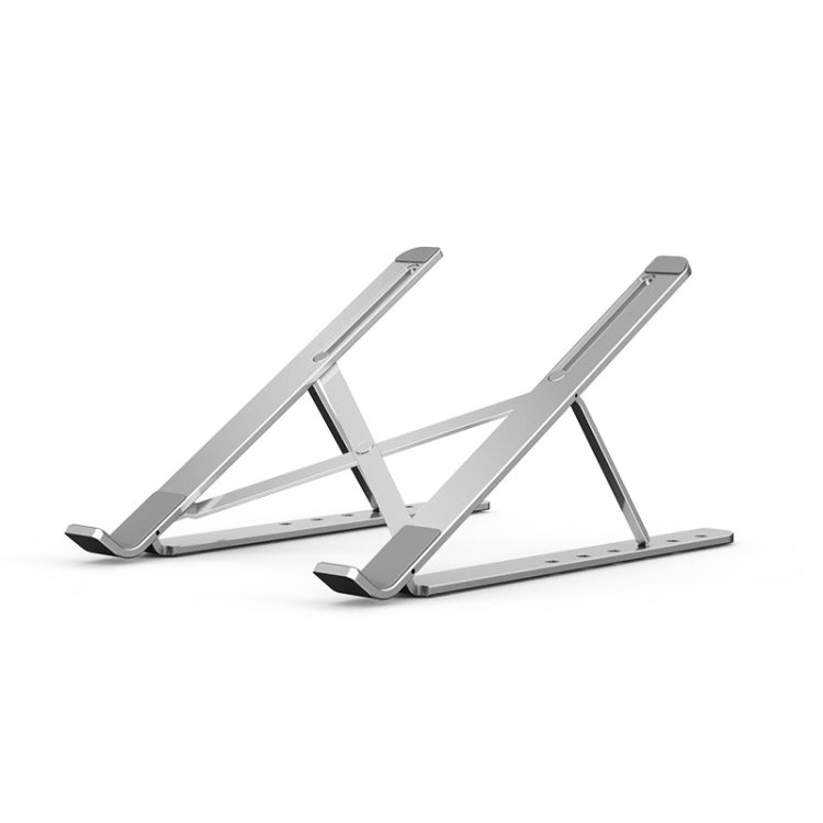 Portable Adjustable Laptop Stand Desktop Lifting Height Increase Rack Folding Heat Dissipation Holder, Style: Ordinary(Silver) - Laptop Stand by PMC Jewellery | Online Shopping South Africa | PMC Jewellery | Buy Now Pay Later Mobicred