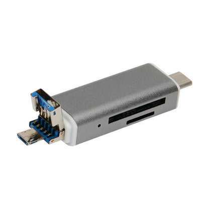 H82 USB-C / Type-C to USB 3.0 + Micro USB Ports OTG SD / TF Card Reader -  by PMC Jewellery | Online Shopping South Africa | PMC Jewellery | Buy Now Pay Later Mobicred