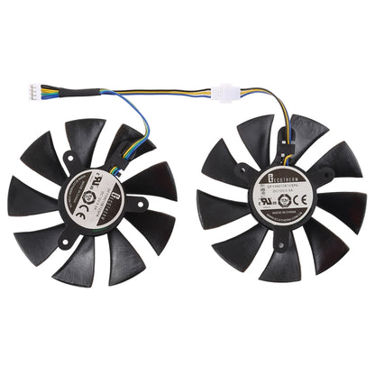 DC 12V 0.5A 4 Pin Female Original Desktop Computer Radiator Cooling Fan CPU Cooling Fan, Diameter: 8.5mm, Pairs - Fan Cooling by PMC Jewellery | Online Shopping South Africa | PMC Jewellery | Buy Now Pay Later Mobicred