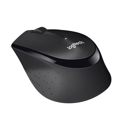 Logitech M330 Wireless Optical Mute Mouse with Micro USB Receiver (Black) - Wireless Mice by Logitech | Online Shopping South Africa | PMC Jewellery | Buy Now Pay Later Mobicred