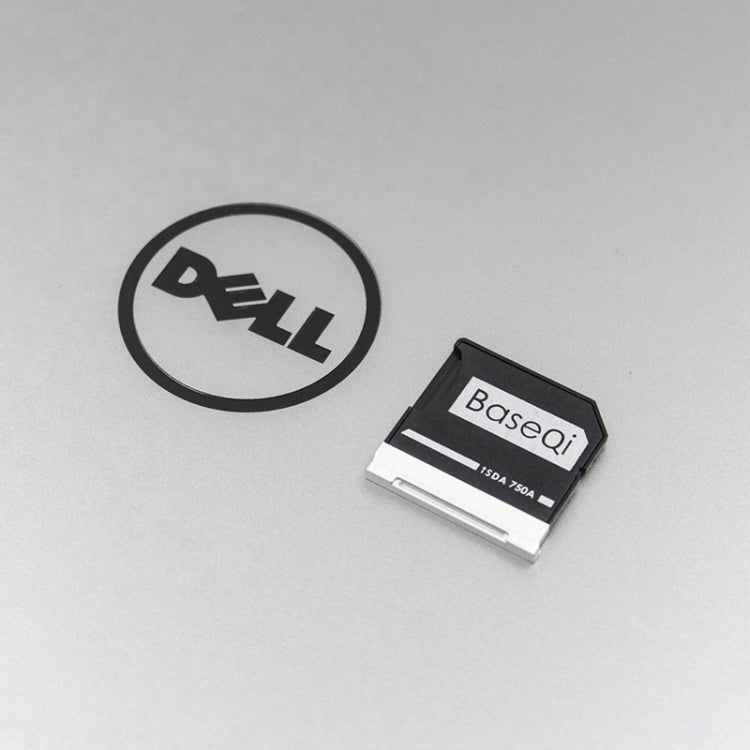 BASEQI Hidden Aluminum Alloy High Speed SD Card Case for Dell Inspiron 14 5455 Laptop - Card Case by PMC Jewellery | Online Shopping South Africa | PMC Jewellery