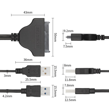 USB 3.0 to SATA 3G USB Easy Drive Cable, Cable Length: 15cm - eSATA & SATA & IDE by PMC Jewellery | Online Shopping South Africa | PMC Jewellery | Buy Now Pay Later Mobicred