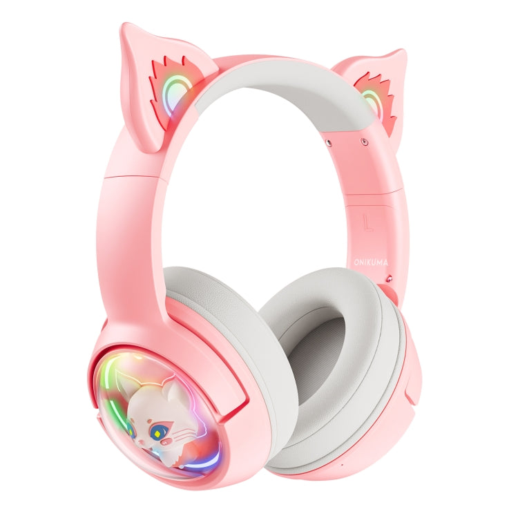 B5 Cat Ear Design USB-C / Type-C RGB Wireless Bluetooth HiFi Headset (Pink) - Multimedia Headset by PMC Jewellery | Online Shopping South Africa | PMC Jewellery | Buy Now Pay Later Mobicred