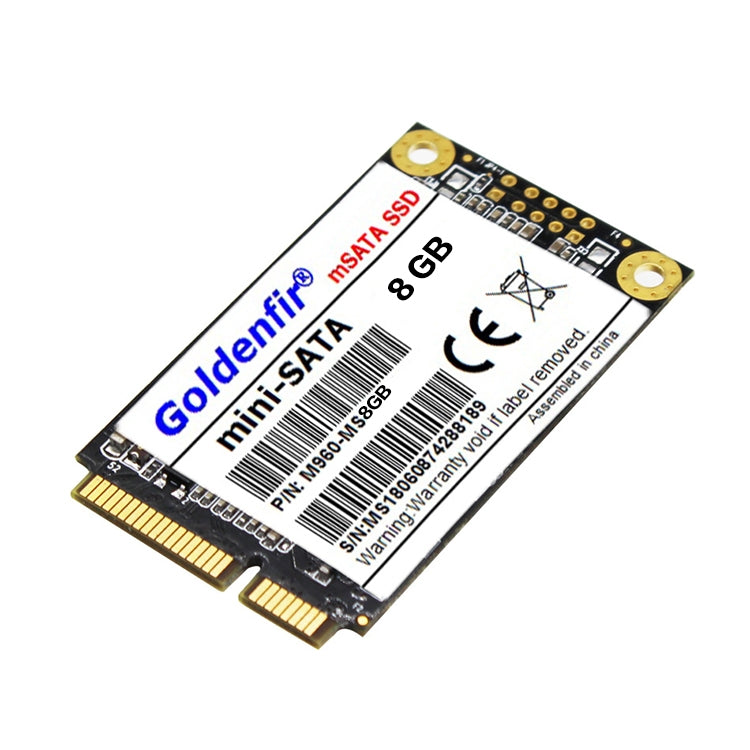 Goldenfir 1.8 inch Mini SATA Solid State Drive, Flash Architecture: TLC, Capacity: 8GB - External Solid State Drives by Goldenfir | Online Shopping South Africa | PMC Jewellery | Buy Now Pay Later Mobicred