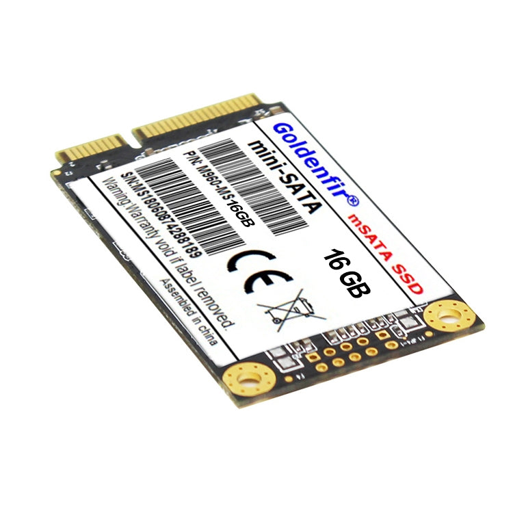 Goldenfir 1.8 inch Mini SATA Solid State Drive, Flash Architecture: TLC, Capacity: 16GB - External Solid State Drives by Goldenfir | Online Shopping South Africa | PMC Jewellery | Buy Now Pay Later Mobicred