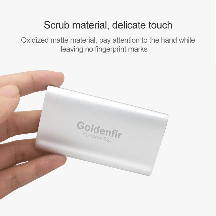 Goldenfir NGFF to Micro USB 3.0 Portable Solid State Drive, Capacity: 120GB(Silver) - External Solid State Drives by Goldenfir | Online Shopping South Africa | PMC Jewellery | Buy Now Pay Later Mobicred