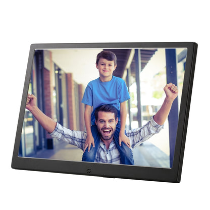 HSD1303 13.3 inch LED 1280x800 High Resolution Display Digital Photo Frame with Holder and Remote Control, Support SD / MMC / MS Card / USB Port, UK Plug(Black) - 11-15 inch by PMC Jewellery | Online Shopping South Africa | PMC Jewellery | Buy Now Pay Later Mobicred