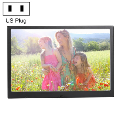 HSD1303 13.3 inch LED 1280x800 High Resolution Display Digital Photo Frame with Holder and Remote Control, Support SD / MMC / MS Card / USB Port, US Plug(Black) - 11-15 inch by PMC Jewellery | Online Shopping South Africa | PMC Jewellery | Buy Now Pay Later Mobicred