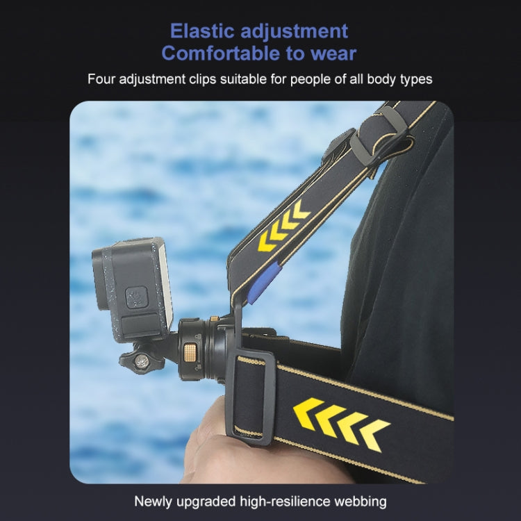 PULUZ Magnetic Quick-release Chest Strap Harness Belt (Black) - Chest Belt by PULUZ | Online Shopping South Africa | PMC Jewellery | Buy Now Pay Later Mobicred