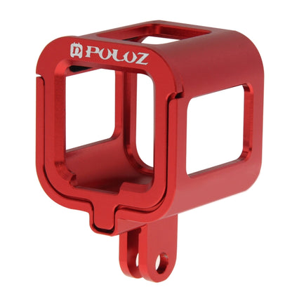 PULUZ Housing Shell CNC Aluminum Alloy Protective Cage with Insurance Frame for GoPro HERO5 Session /HERO4 Session /HERO Session(Red) - Metal Cases by PULUZ | Online Shopping South Africa | PMC Jewellery | Buy Now Pay Later Mobicred