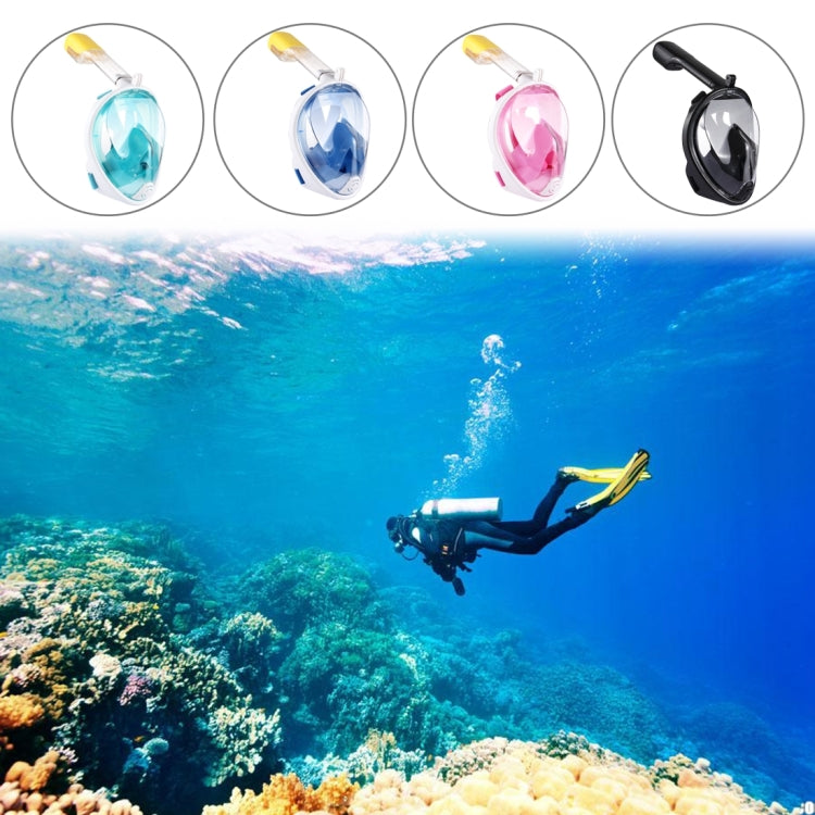 PULUZ 220mm Tube Water Sports Diving Equipment Full Dry Snorkel Mask for GoPro Hero12 Black / Hero11 /10 /9 /8 /7 /6 /5, Insta360 Ace / Ace Pro, DJI Osmo Action 4 and Other Action Cameras, L/XL Size(Pink) - Diving Mask by PULUZ | Online Shopping South Africa | PMC Jewellery | Buy Now Pay Later Mobicred