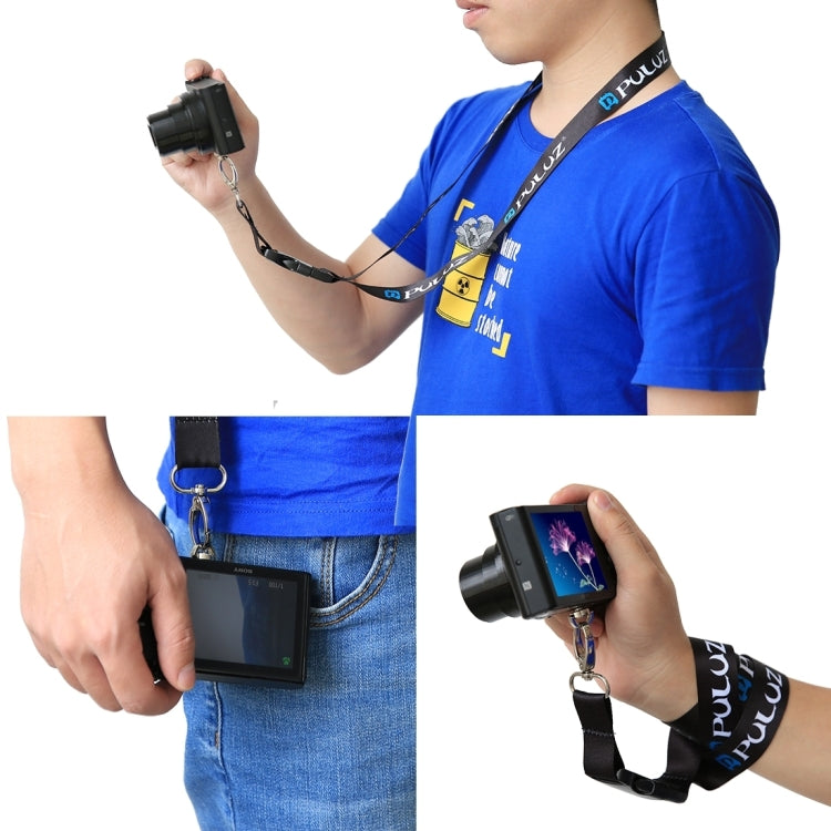 PULUZ 60cm Detachable Long Neck Strap Lanyard Sling with 1/4 inch Screw GoPro Hero12 Black / Hero11 /10 /9 /8 /7 /6 /5, Insta360 Ace / Ace Pro, DJI Osmo Action 4 and Other Action Cameras -  by PMC Jewellery | Online Shopping South Africa | PMC Jewellery | Buy Now Pay Later Mobicred