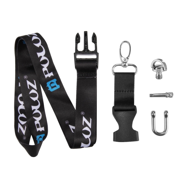 PULUZ 60cm Detachable Long Neck Strap Lanyard Sling with 1/4 inch Screw GoPro Hero12 Black / Hero11 /10 /9 /8 /7 /6 /5, Insta360 Ace / Ace Pro, DJI Osmo Action 4 and Other Action Cameras -  by PMC Jewellery | Online Shopping South Africa | PMC Jewellery | Buy Now Pay Later Mobicred