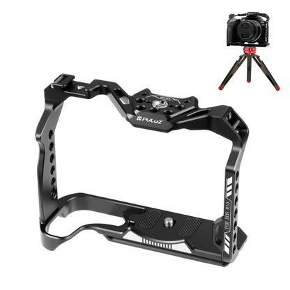 For Canon EOS R10 PULUZ Metal Camera Cage Stabilizer Rig (Black) - Camera Cage by PULUZ | Online Shopping South Africa | PMC Jewellery | Buy Now Pay Later Mobicred