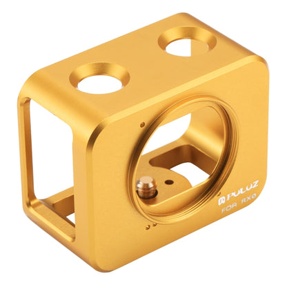 PULUZ for Sony RX0 Aluminum Alloy Protective Cage + 37mm UV Filter Lens + Lens Sunshade with Screws and Screwdrivers(Gold) - Metal Cases by PULUZ | Online Shopping South Africa | PMC Jewellery | Buy Now Pay Later Mobicred