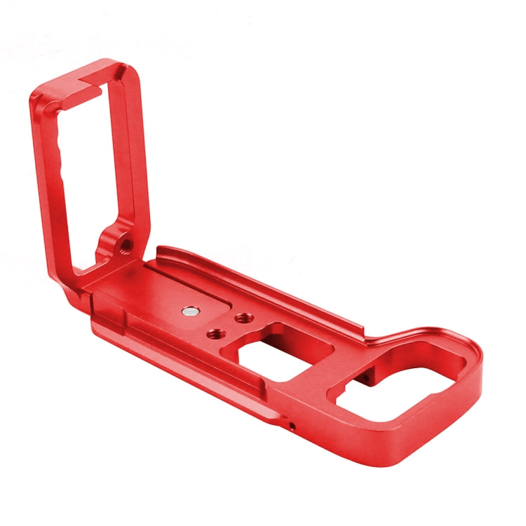 PULUZ 1/4 inch Vertical Shoot Quick Release L Plate Bracket Base Holder for Sony A9 (ILCE-9) / A7 III/ A7R III(Red) - L-Bracket by PULUZ | Online Shopping South Africa | PMC Jewellery