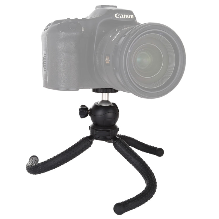 PULUZ Mini Octopus Flexible Tripod Holder with Ball Head for SLR Cameras, GoPro, Cellphone, Size: 25cmx4.5cm - Portable Mini Tripod by PULUZ | Online Shopping South Africa | PMC Jewellery | Buy Now Pay Later Mobicred
