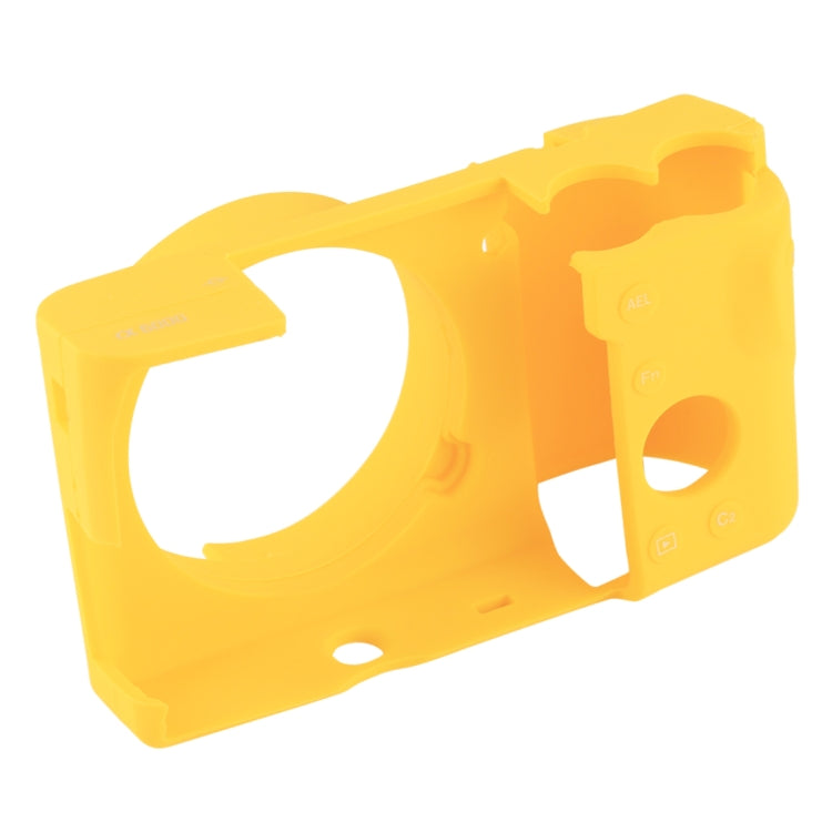 PULUZ Soft Silicone Protective Case for Sony ILCE-6000 / A6000(Yellow) - Protective Case by PULUZ | Online Shopping South Africa | PMC Jewellery | Buy Now Pay Later Mobicred