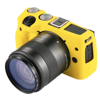 PULUZ Soft Silicone Protective Case for Canon EOS M3(Yellow) - Protective Case by PULUZ | Online Shopping South Africa | PMC Jewellery | Buy Now Pay Later Mobicred