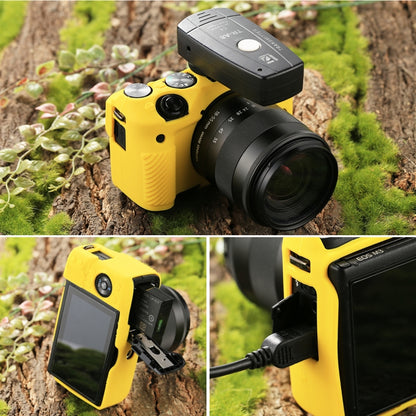 PULUZ Soft Silicone Protective Case for Canon EOS M3(Yellow) - Protective Case by PULUZ | Online Shopping South Africa | PMC Jewellery | Buy Now Pay Later Mobicred