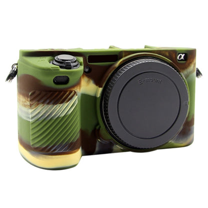 PULUZ Soft Silicone Protective Case for Sony ILCE-6500(Camouflage) - Protective Case by PULUZ | Online Shopping South Africa | PMC Jewellery | Buy Now Pay Later Mobicred