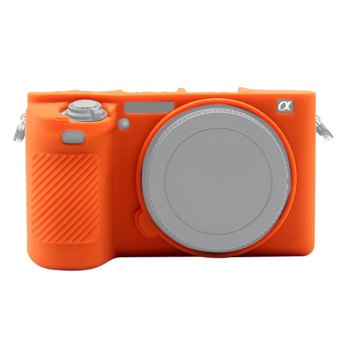 PULUZ Soft Silicone Protective Case for Sony ILCE-6500(Orange) - Protective Case by PULUZ | Online Shopping South Africa | PMC Jewellery | Buy Now Pay Later Mobicred