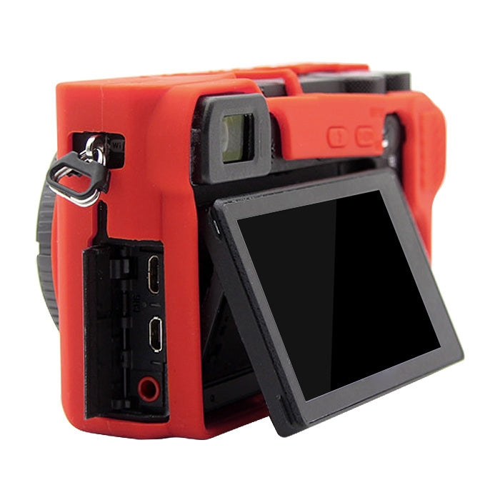 PULUZ Soft Silicone Protective Case for Sony ILCE-6500(Red) - Protective Case by PULUZ | Online Shopping South Africa | PMC Jewellery | Buy Now Pay Later Mobicred