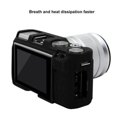 PULUZ Soft Silicone Protective Case for FUJIFILM X-A3 / X-A10(Black) - Protective Case by PULUZ | Online Shopping South Africa | PMC Jewellery | Buy Now Pay Later Mobicred