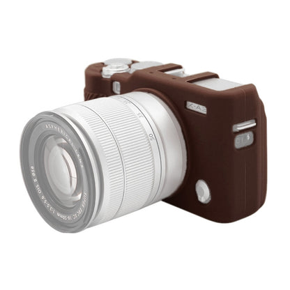 PULUZ Soft Silicone Protective Case for FUJIFILM X-A3 / X-A10(Coffee) - Protective Case by PULUZ | Online Shopping South Africa | PMC Jewellery | Buy Now Pay Later Mobicred